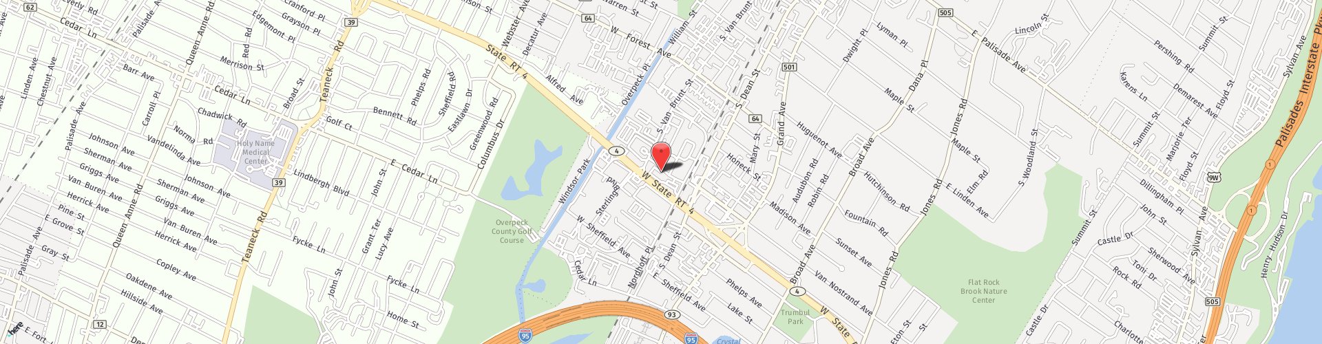 Location Map: 20 Nordhoff Pl Englewood, NJ 07631